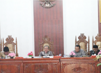 Rapat Paripurna Istimewa Bupati Lebong Sampaikan LKPJ Tahun 2018