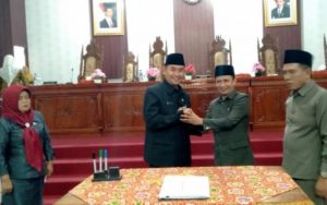 Raperda APBD-P TA 2019 Disahkan