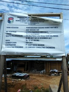 Proyek Perbaikan RSUD Mukomuko Diduga Bermasalah
