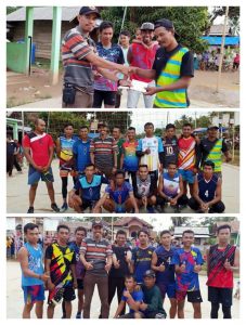 Turnamen volly Ball Kampung Mulya Jaya, Tuan Rumah Sabet Juara Dua