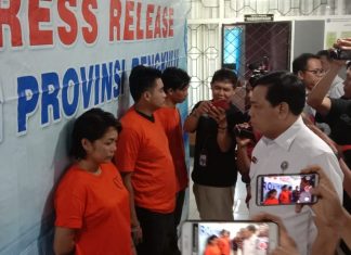 BNN Bengkulu Berhasil Ringkus 3 Pelaku Pengedar Narkotika Jenis Sabu