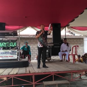 Sapa Masyarakat Lebong, Rio Capella Minta Dukungan Untuk Isterinya
