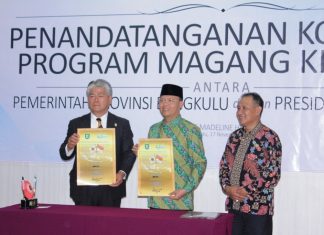 Pemprov Bengkulu Dan IM Japan MoU Program Tenaga Kerja Magang Ke Jepang