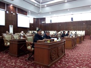 DPRD Provinsi Bengkulu menggelar Rapat Paripurna Dengarkan Pandangan Fraksi Fraksi
