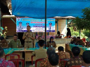Camat Kasui Ari Mulando Pimpin Musrenbangkam Kampung Sukajadi
