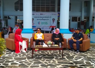 HUT Provinsi Bengkulu, M. Yunus Gelar Senam Masal Dan Bakti Sosial