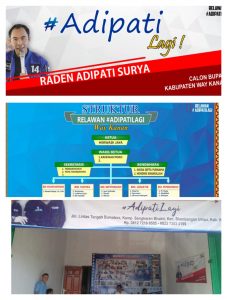 Struktur Kepengurusan Relawan #AdipatiLagi Telah Dibentuk