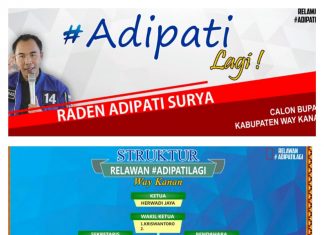Struktur Kepengurusan Relawan #AdipatiLagi Telah Dibentuk