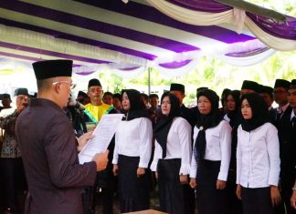 Bupati BS Gusnan Mulyadi Lantik Anggota BPD