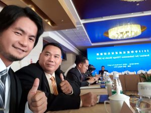 Staf Kedutaan Tiongkok Sambut Kedatangan Kades Stadi banding