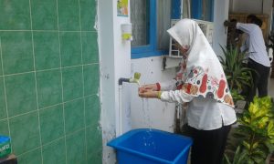 Masuk Ke Dinkes BS,Harap Cuci Tangan Dahulu