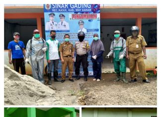 Tekan Penyebaran Covid-19, Fasilitas Umum di Kampung Sinar Gading Disterilisasi