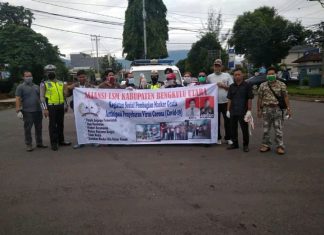 Aliansi LSM Bengkulu Utara Bergerak, Peduli Penyebaran Covid-19