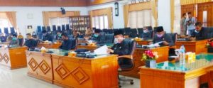 DPRD BU Gelar Paripurna Penyampaian Nota Pengantar LKPJ Bupati 2019