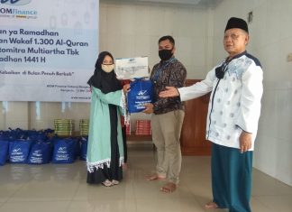 Ramadan di Tengah Pandemi Corona, WOM Finance Bagikan Al-Quran
