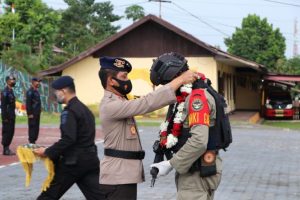 Kapolda Bengkulu Sambut Kepulangan 99 Personel Sat Brimobda Dari Papua