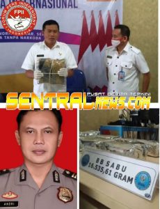 Terlibat Sabu 1 Kg Aparat Penegak Hukum dan Kepala Kampung Diciduk BNNP Lampung