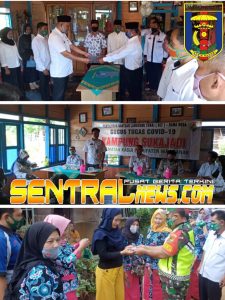Usai Lantik Kaur keuangan Kepala Kampung Bagikan BLT DD