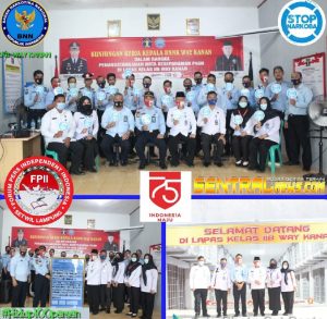 Bentuk Sinergitas BNNK Lakukan Penandatanganan Nota Kesepahaman Bersama Lapas Kelas IIB Kab Way Kanan