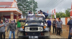 Ribuan Simpatisan Antarkan ‘Tegas’ ke KPU,  Mendaftar Sebagai Pencipta Pembangunan di Lebong