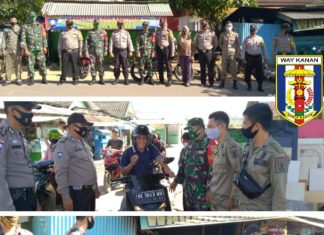 Kapolsek Kasui Adakan Giat Operasi Penertiban Protokol Kesehatan