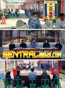 Pastikan Bebas Covid-19, Penghuni Lapas Kelas II B Way Kanan di Rapid Test