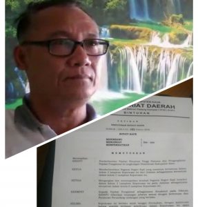 Sebut Mutasi Itu Pemberhentian,  Sekda Kaur Tidak Izin Kemendagri