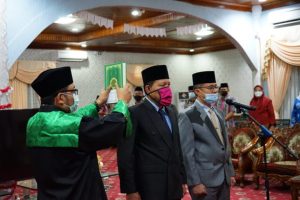 Dilantik Wawali, Bujang HR Resmi Menjabat Sebagai Sesda Kota Bengkulu