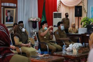 Rapat Virtual, Wawali Sampaikan Evaluasi Pelaksanaan SAKIP di Hadapan Tim Penilia Kemenpan-RB