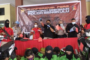 Polisi Tangkap Lima Pelaku Begal Yang Viral di Daerah Kepala Curup