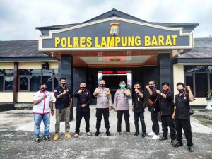 FPII Korwil Lampung Barat Bangun Sinergitas Dengan Polres Lambar