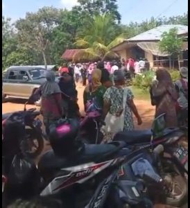 HGU PT. Pamor Ganda Habis, Ratusan Masa Gelar Aksi Tuntut Hak Mereka