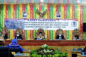 HUT Argamakmur Ke-44 DPRD BU Gelar Paripurna Istimewa