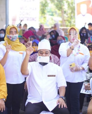 Masyarakat Kota Bengkulu Tumpah Ruah Sambut Kedatangan HM di 12 Titik