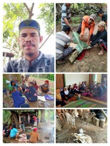 Korkam Mulya Jaya Gelar Syukuran Kemenangan 02 Dengan Potong 3 Ekor Kambing