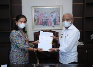 Dirjen Cipta Kerja Kementerian PU dan PR Serahkan Aset Kepada Pemerintah Kabupaten Asahan