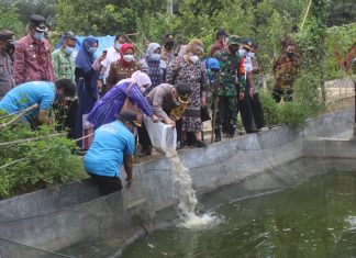 Wakapolres Sergai Resmikan Kampung Tangguh di Desa Cempedak Lobang