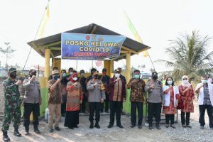 Plh. Bupati dan Kapolres Resmikan Kampung Tangguh Desa Suka Damai