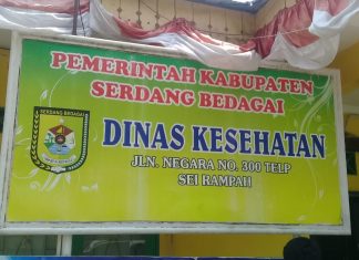 Tolak Jawab Pertanyaan Wartawan Oknum ASN Di Dinkes Sergai mengaku LSM