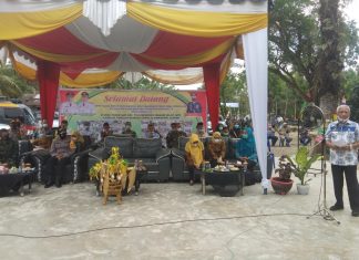 Bupati Asahan Resmikan Desa Taman Sari Menjadi Kampung Tangguh Berbasis Mikro