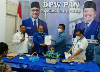 Rozali Usman kembali Pimpin DPD PAN Way Kanan