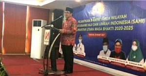 Sekprov Kaltara Menghadiri Pelantikan DPW SAHI Kaltara