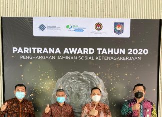 Dua Perusahaan Bengkulu Masuk Nominasi Paritrana Award 2020