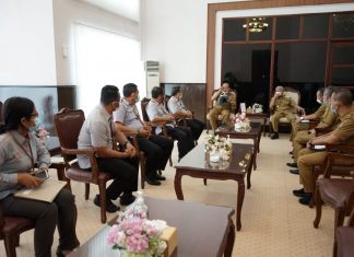 PT. Pos Kisaran melakukan Audensi Dengan Bupati Asahan