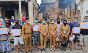 Gubernur Kaltara Tinjau Lokasi Kebakaran Pasar Lama