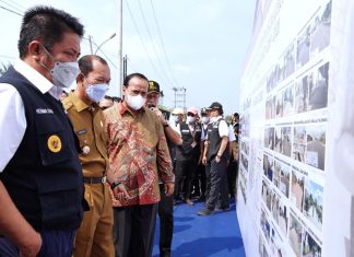 HD Resmikan 154 Kegiatan Infrastruktur Kota Palembang