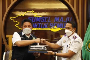 Gubernur Harapkan Sinergi Antara Pemprov Sumsel dengan Pihak LRT