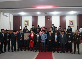 Tahapan Proses Pelantikan Pilkada 2020, DPRD Lebong Gelar Rapat Paripurna Penyampaian Pemberhentian Bupati dan Wakil Bupati Periode 2016 – 2021