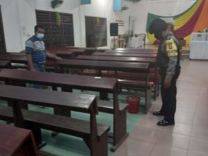 Polres Sergai Melaksanakan Pengamanan Malam Perayaan Jumat Agung