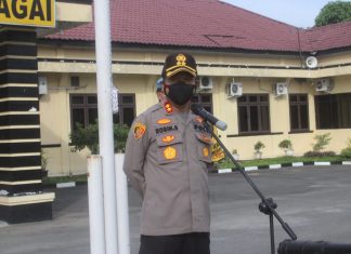 Amankan Perayaan Paskah, Kapolres Sergai Pimpin Apel Kesiapan Pengamanan Gereja